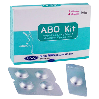 ABO Kit Tablet, ABO Kit, ABO Kit Price, ABO kit details, ABO Kit Bangla, ABO Kit Mifepristone + Misoprostol 200 mg | 200 mcg, Indication, Pharmacology, Dosage and Administration, Side Effect, Use | Globe Pharmaceuticals