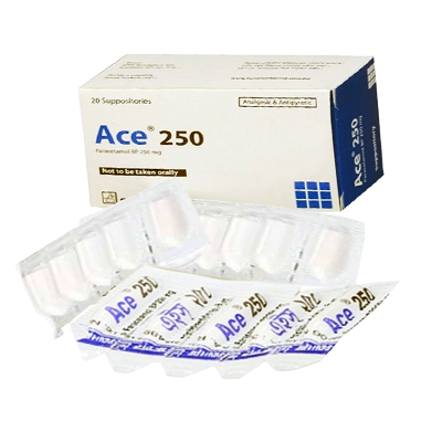 Ace suppository 250 mg Composition, Ace suppository 250 mg Indications, Ace suppository 250 mg Pharmacology, Ace suppository 250 mg Dosage & Administration, Ace suppository 250 mg Interaction, Ace suppository 250 mg Contraindications, Ace suppository 250 Side Effects, Ace suppository 250 mg Pregnancy & Lactation, Ace suppository 250 mg Precautions & Warnings, Ace suppository 250 Bangla, Ace suppository 250 mg Overdose Effects, Ace suppository 250 mg Price, Ace suppository 250 mg Price in Bangladesh, Ace suppository 250 mg for baby, Ace suppository for baby, Ace suppository 250 mg child dose, Ace suppository 250 mg, Ace suppository details in Bangla, Ace suppository 250 Details